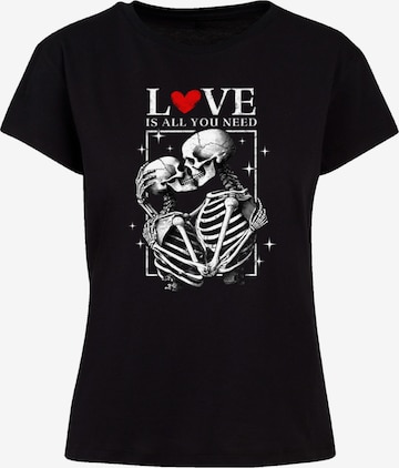 T-shirt 'Love is all you need' F4NT4STIC en noir : devant