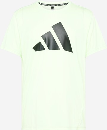 ADIDAS PERFORMANCE Functioneel shirt 'RUN IT' in Groen: voorkant