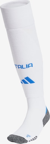 ADIDAS PERFORMANCE Athletic Socks ' Italy 24 Away ' in White: front