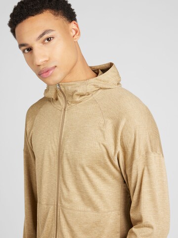 NIKE - Sudadera con cremallera deportiva en beige