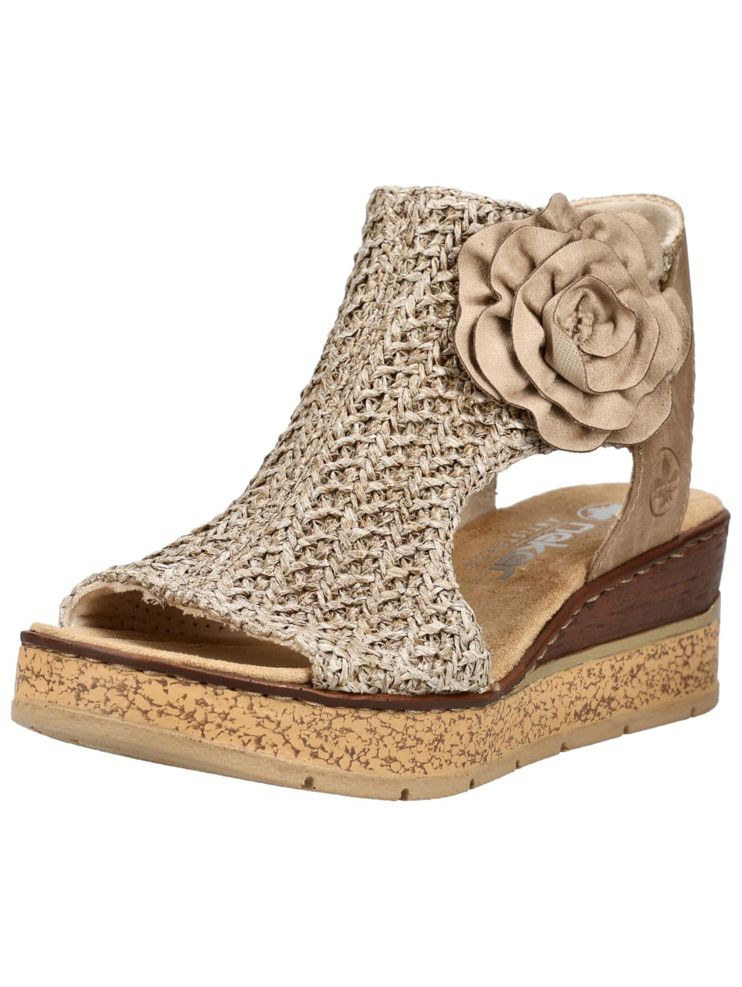 Sandales Rieker en gris : devant