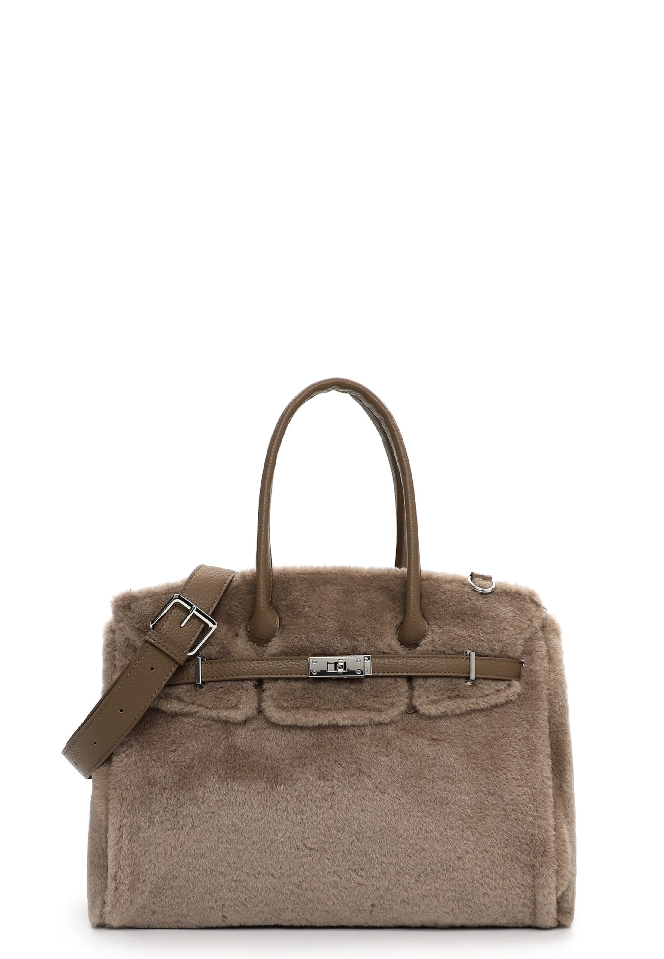 Emily & Noah Shopper 'Heather' in Grey: front