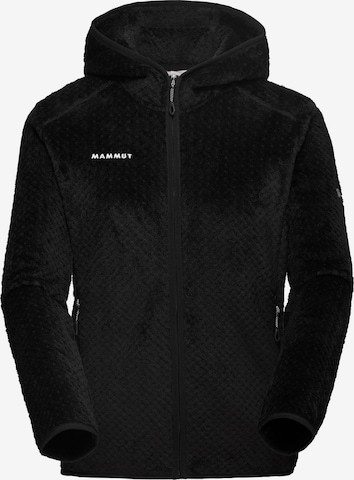 MAMMUT Funktionsfleecejacke ‘Innominata’ in Schwarz: Vorderseite