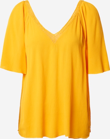 Camicia da donna di TOM TAILOR DENIM in giallo: frontale