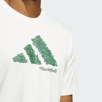 T-Shirt fonctionnel 'Court Therapy' ADIDAS PERFORMANCE en blanc