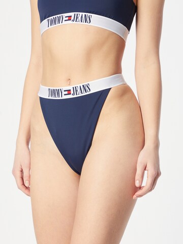 Tommy Jeans - Braga de bikini en azul: frente