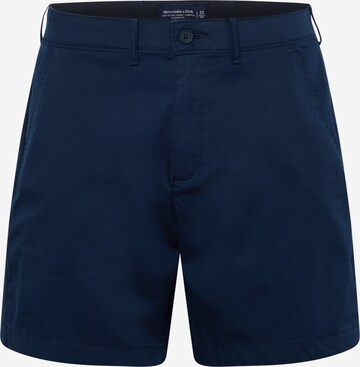 Abercrombie & Fitch - regular Pantalón en azul: frente