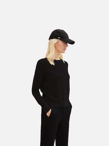 TOM TAILOR Pullover in Schwarz