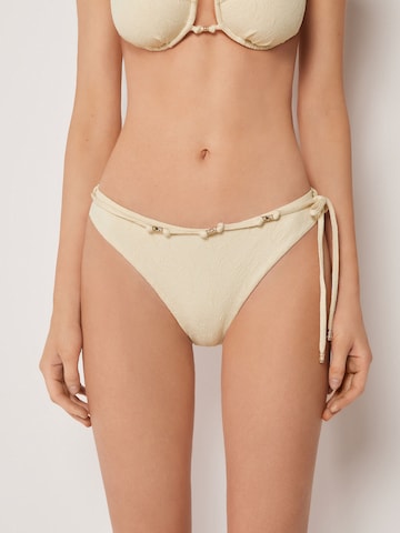 CALZEDONIA Bikinihose 'Wild Jungle' in Weiß: Vorderseite