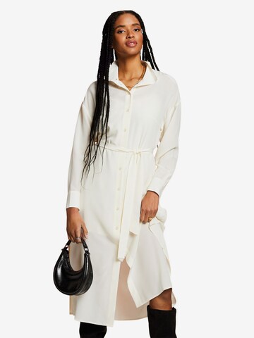 ESPRIT Shirt Dress in White: front