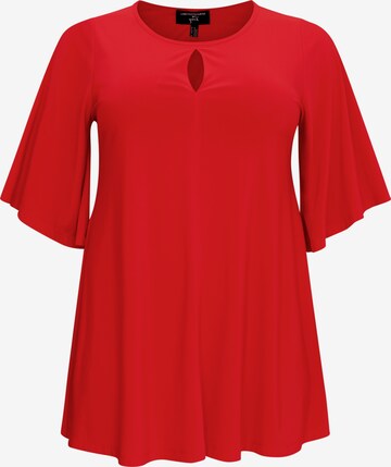 Yoek Tunic in Red: front