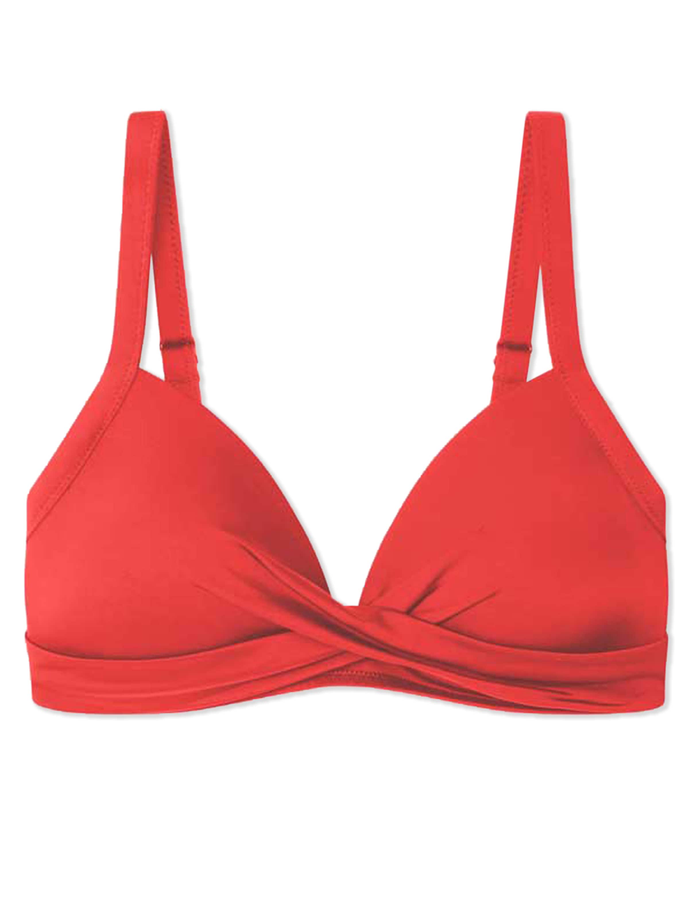 Balconcino Top per bikini di Gisela in rosso: frontale