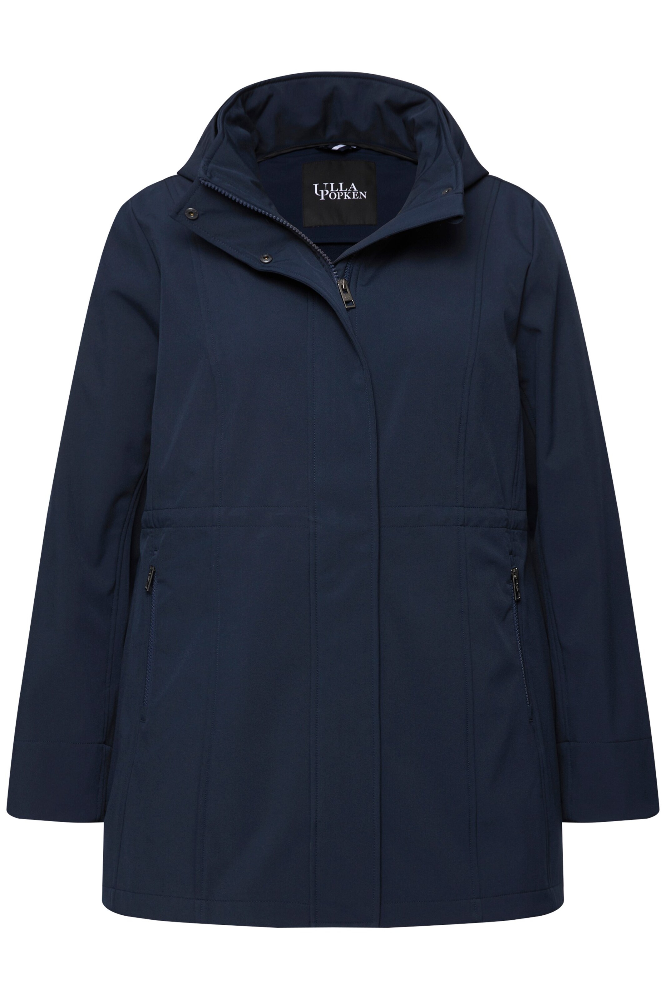 Ulla Popken Functionele jas in Blauw: voorkant