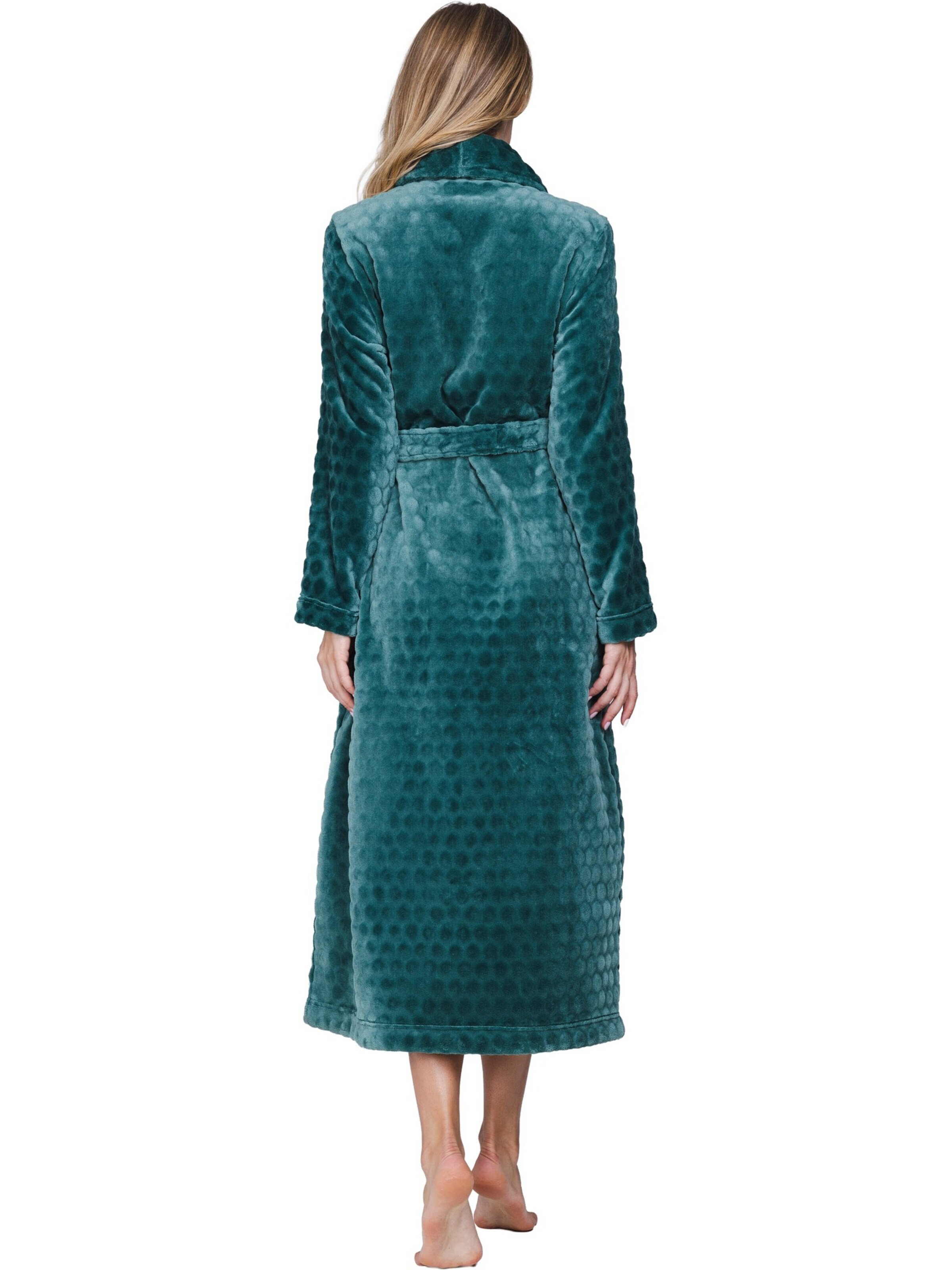 Robe de chambre 'Nordic' Pastunette en vert