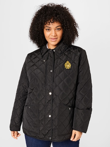 Lauren Ralph Lauren Plus Between-season jacket in Black: front
