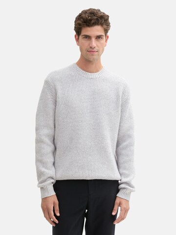 TOM TAILOR Strickpullover in Grau: Vorderseite