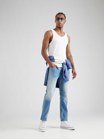 REPLAY Slimfit Jeans 'ANBASS' in Blauw