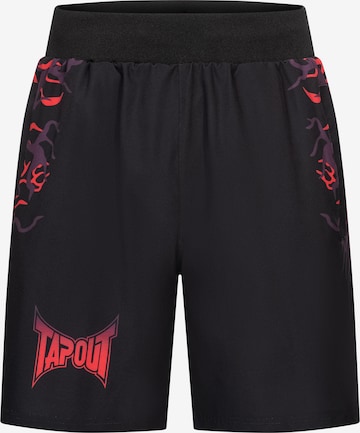 Loosefit Pantaloni funzionali di Tapout in nero: frontale