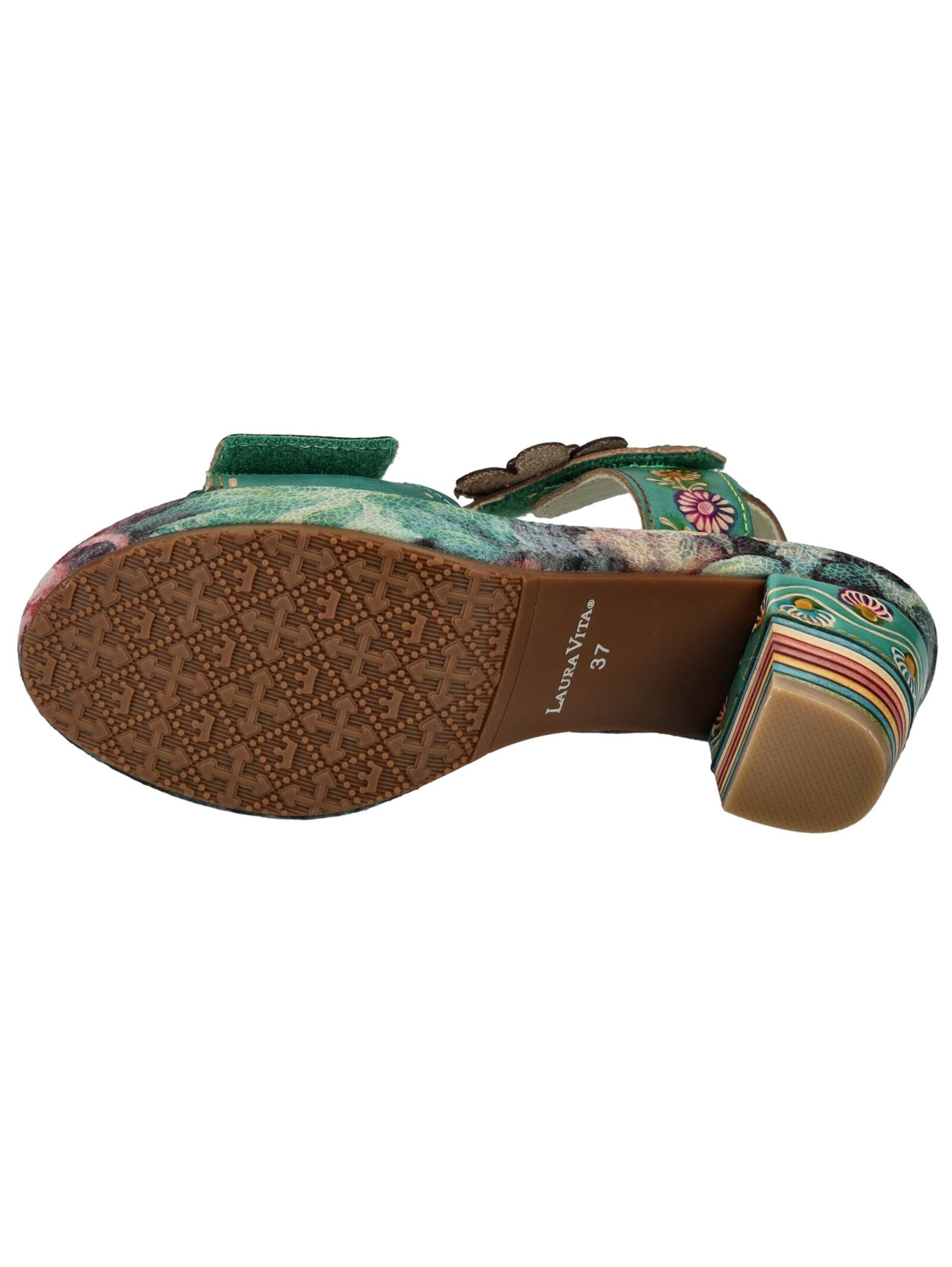 Sandales à lanières Laura Vita en vert