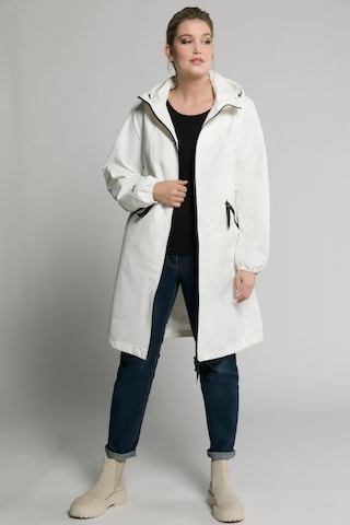 Ulla Popken Between-Seasons Coat in White