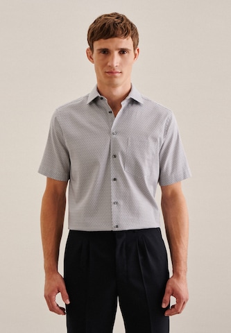 SEIDENSTICKER Comfort fit Zakelijk overhemd in Grijs: voorkant