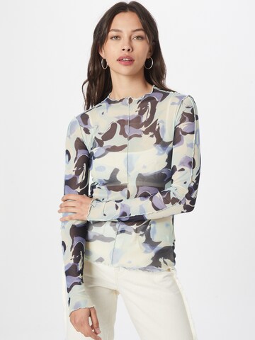 Monki Shirt in Lila: voorkant