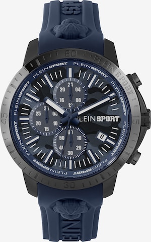 Plein Sport - Relógios analógicos 'Gain' em azul: frente