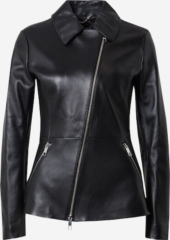 BOSSPrijelazna jakna 'Sasilia' - crna boja: prednji dio