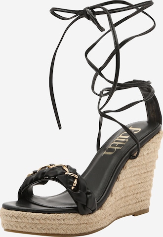 Sandales Dorothy Perkins en noir : devant