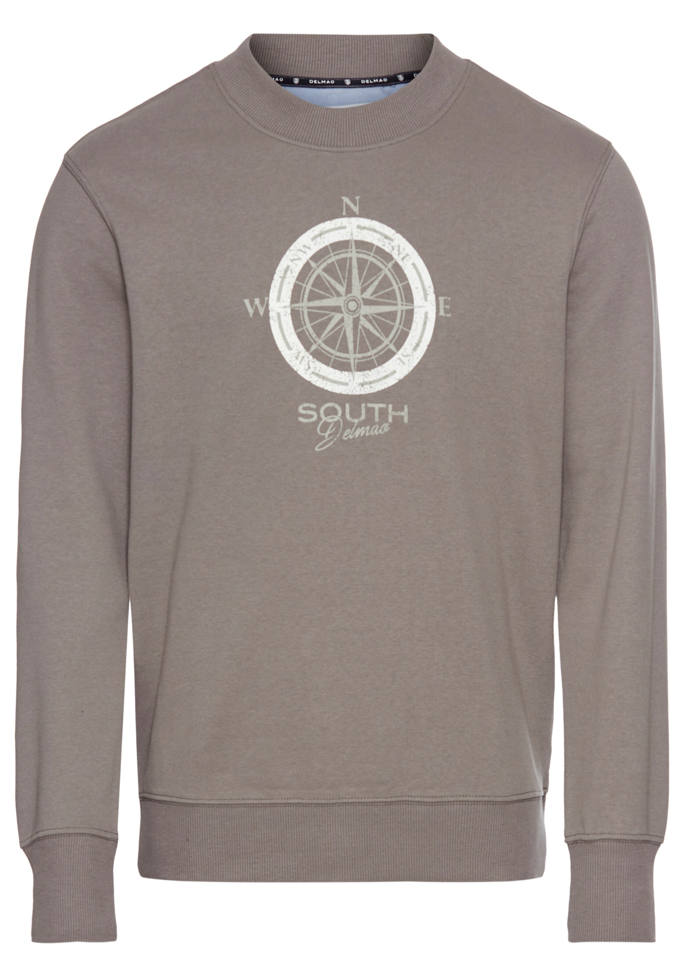 DELMAO Sweatshirt in Grey: front