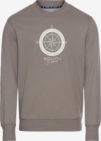 DELMAO Sweatshirt in Grau: Vorderseite