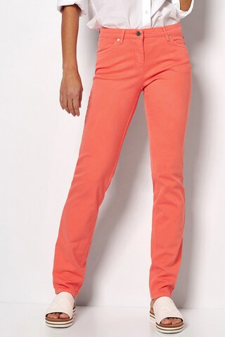 TONI Slimfit Jeans in Orange: predná strana