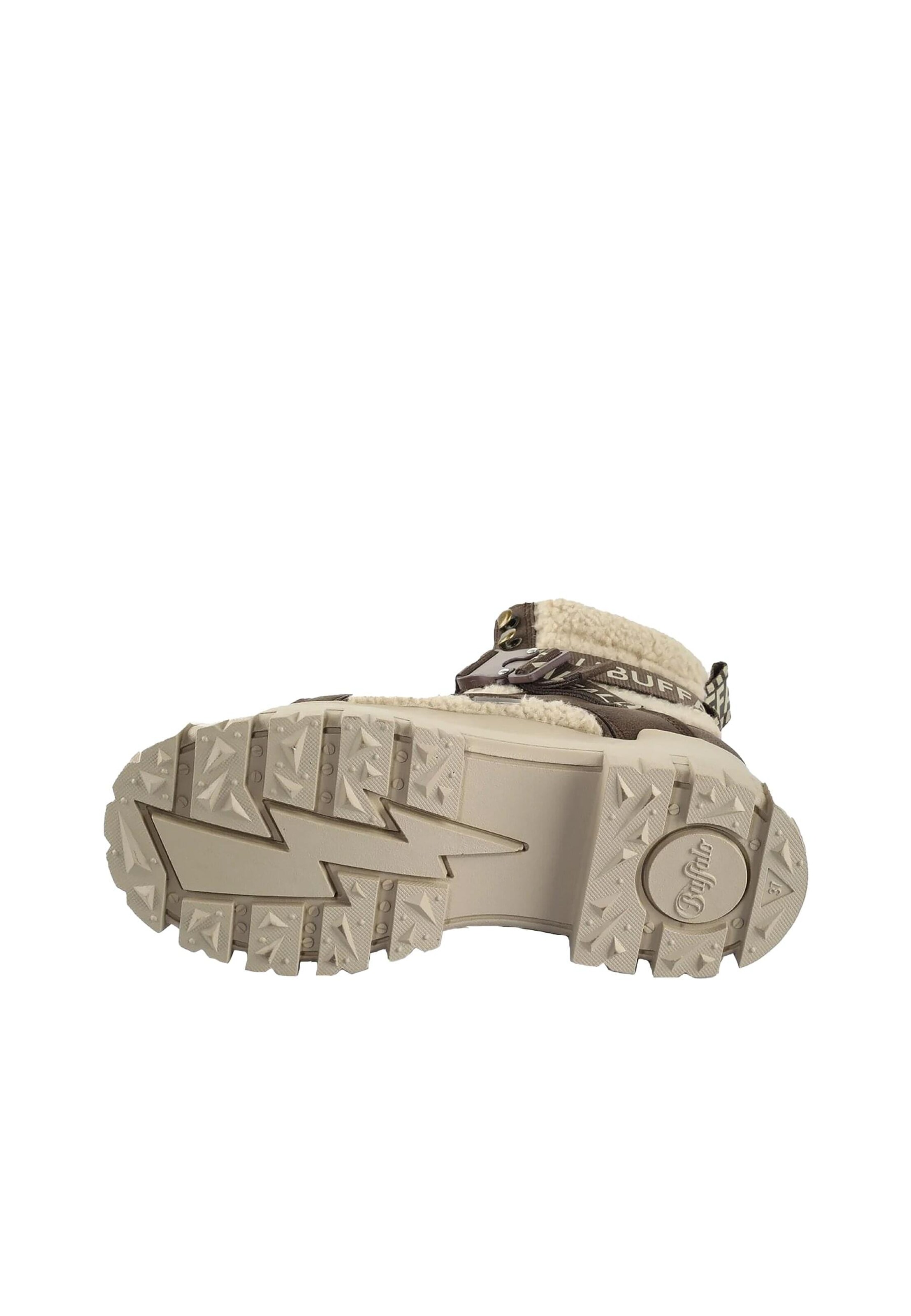 BUFFALO Lace-up bootie 'Aspha Com1' in Brown