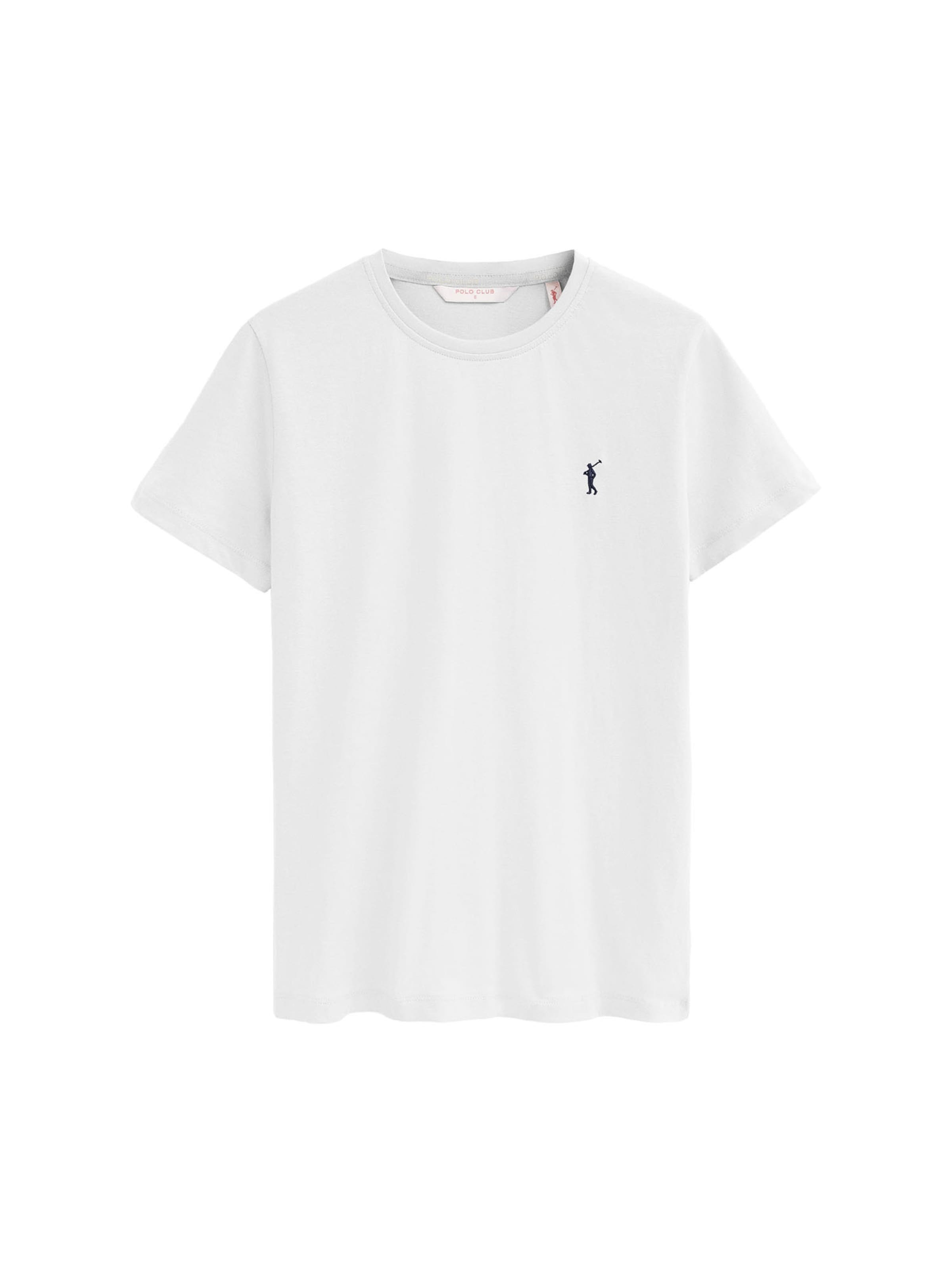 Polo Club Shirt in White: front