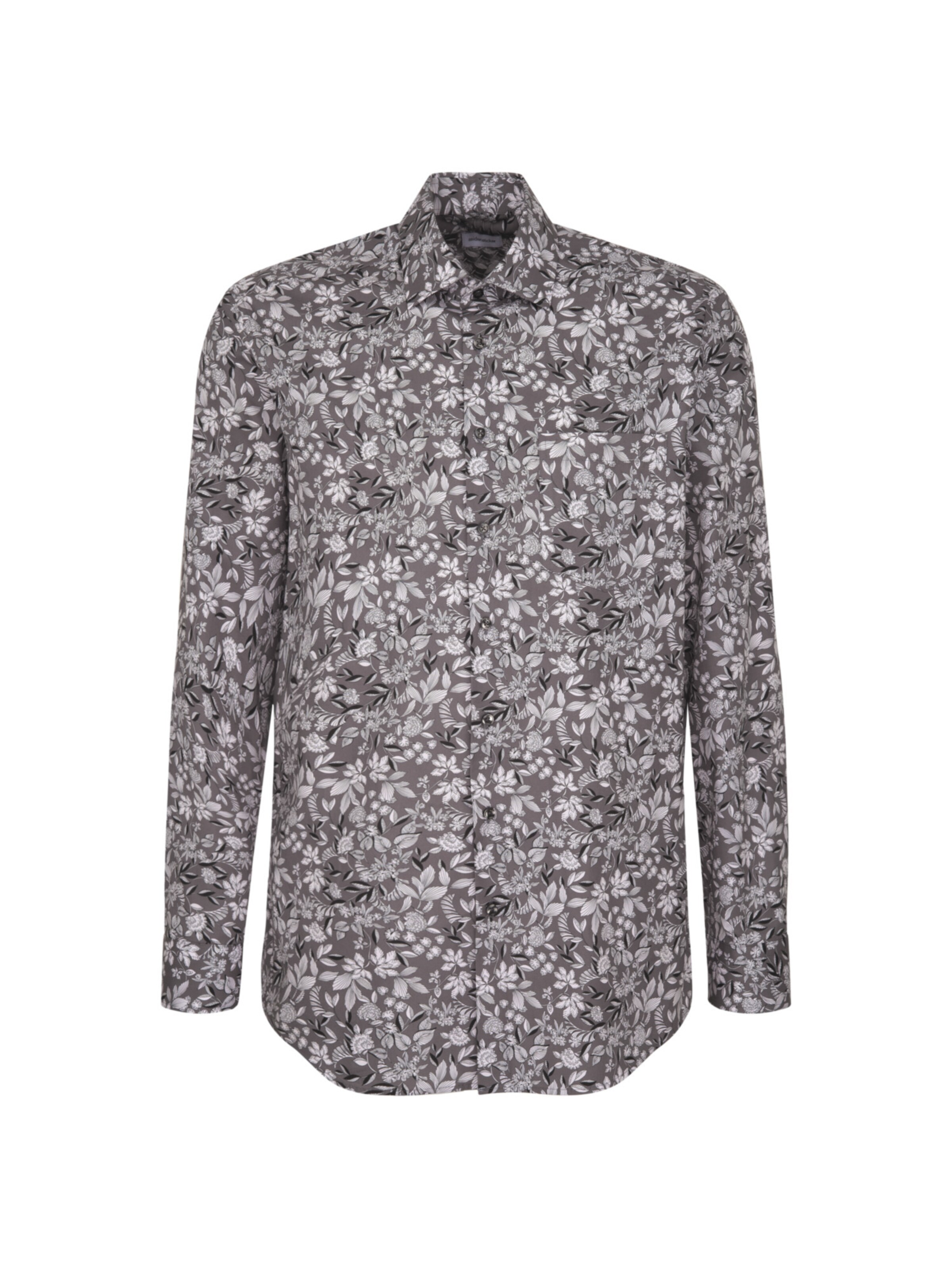 SEIDENSTICKER Regular Fit Hemd in Grau: Vorderseite