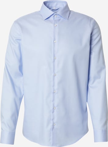 Coupe slim Chemise business SEIDENSTICKER en bleu : devant