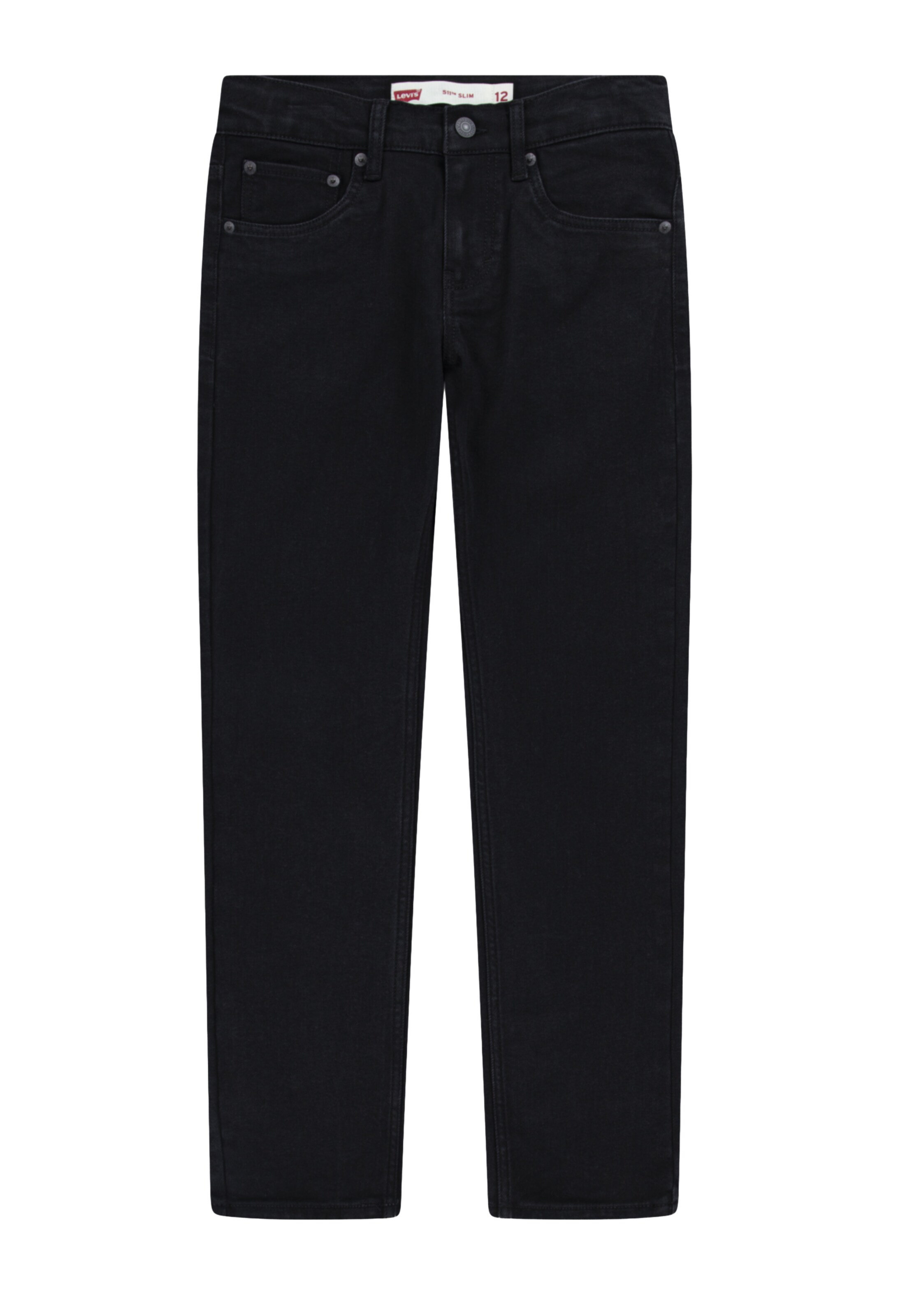 Levi's Kids Slimfit Jeans '511' i svart: framsida