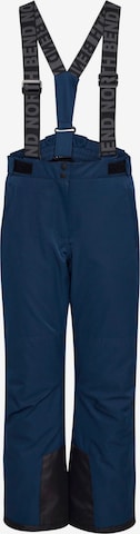 Regular Pantalon outdoor 'Giana' North Bend en bleu : devant