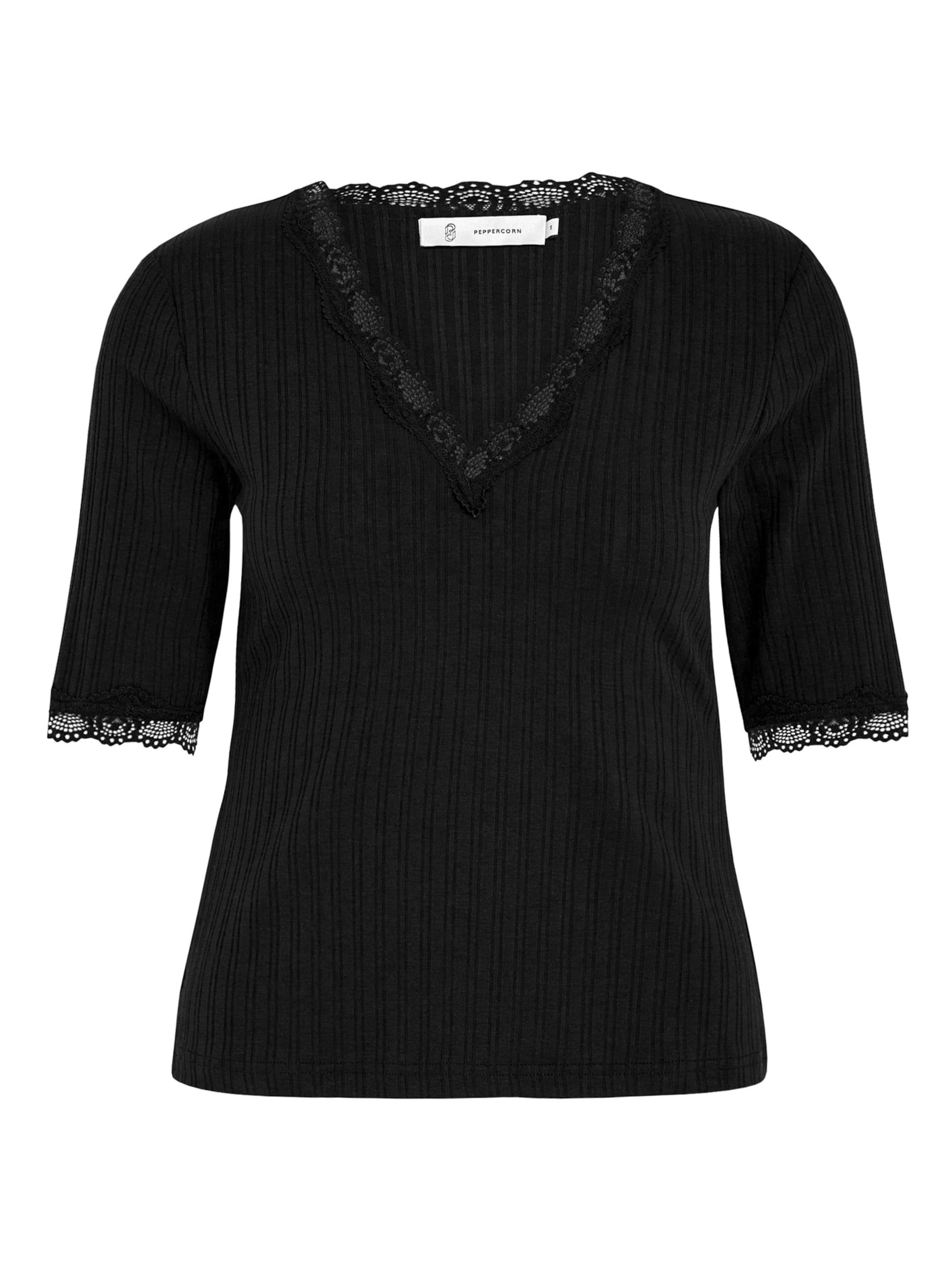 Peppercorn Shirt 'Gai' in Schwarz: Vorderseite