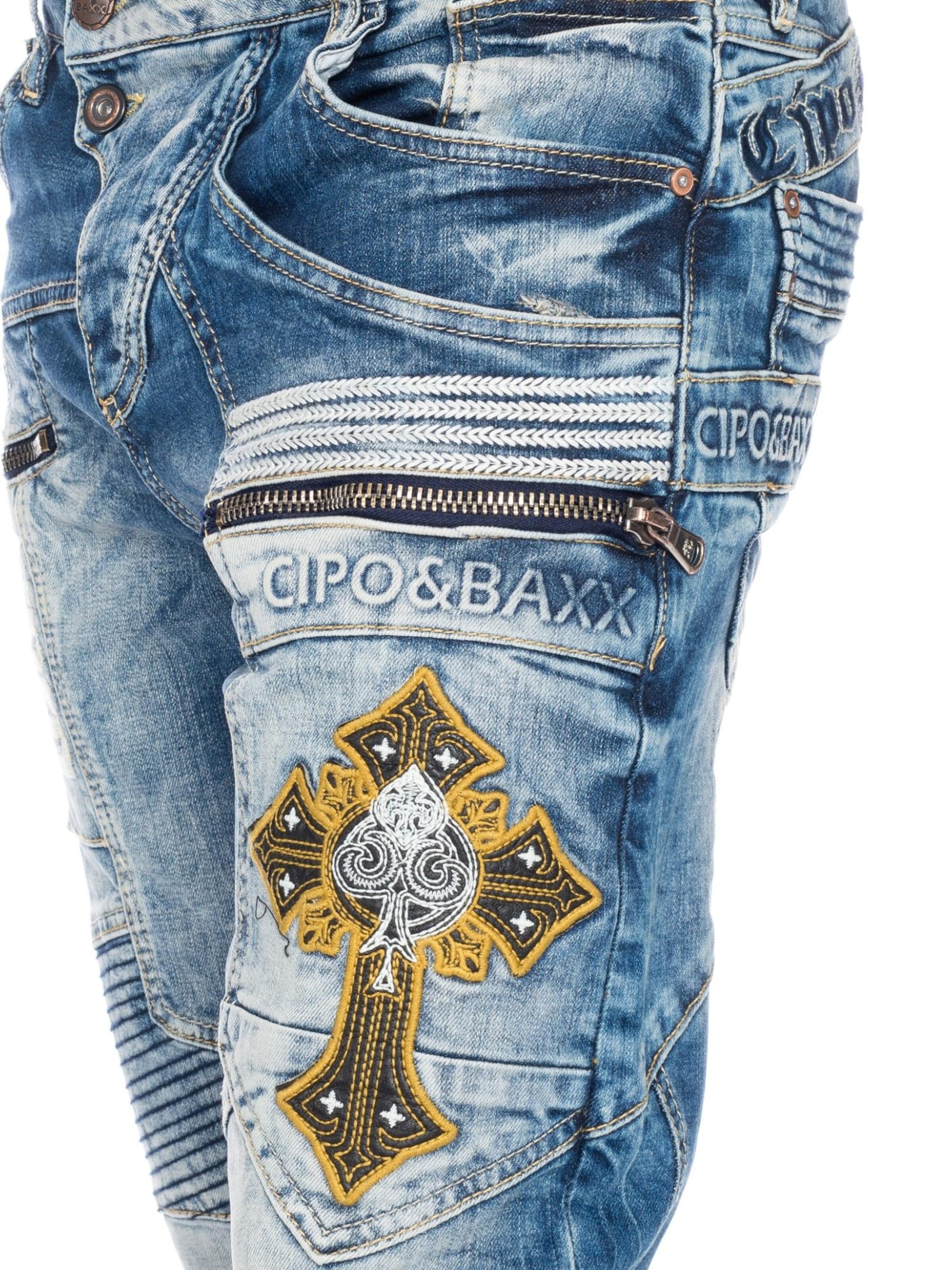 CIPO & BAXX Regular Jeans 'BJ293' in Blue