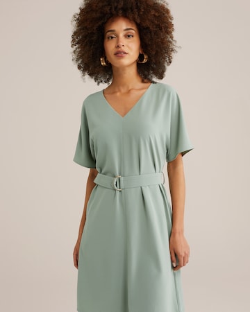 WE Fashion Jurk in Groen