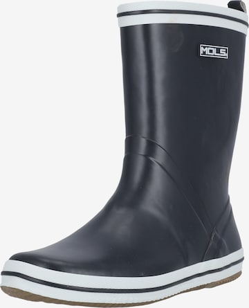 Mols Rubber Boots 'Markets' in Blue: front