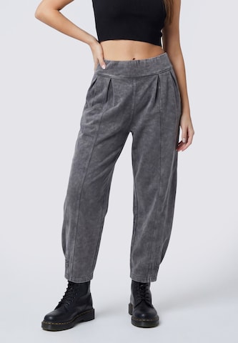 myMo ROCKS - Tapered Pantalón en gris: frente