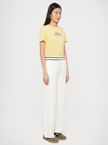 ARMANI EXCHANGEregular Hlače - bijela boja