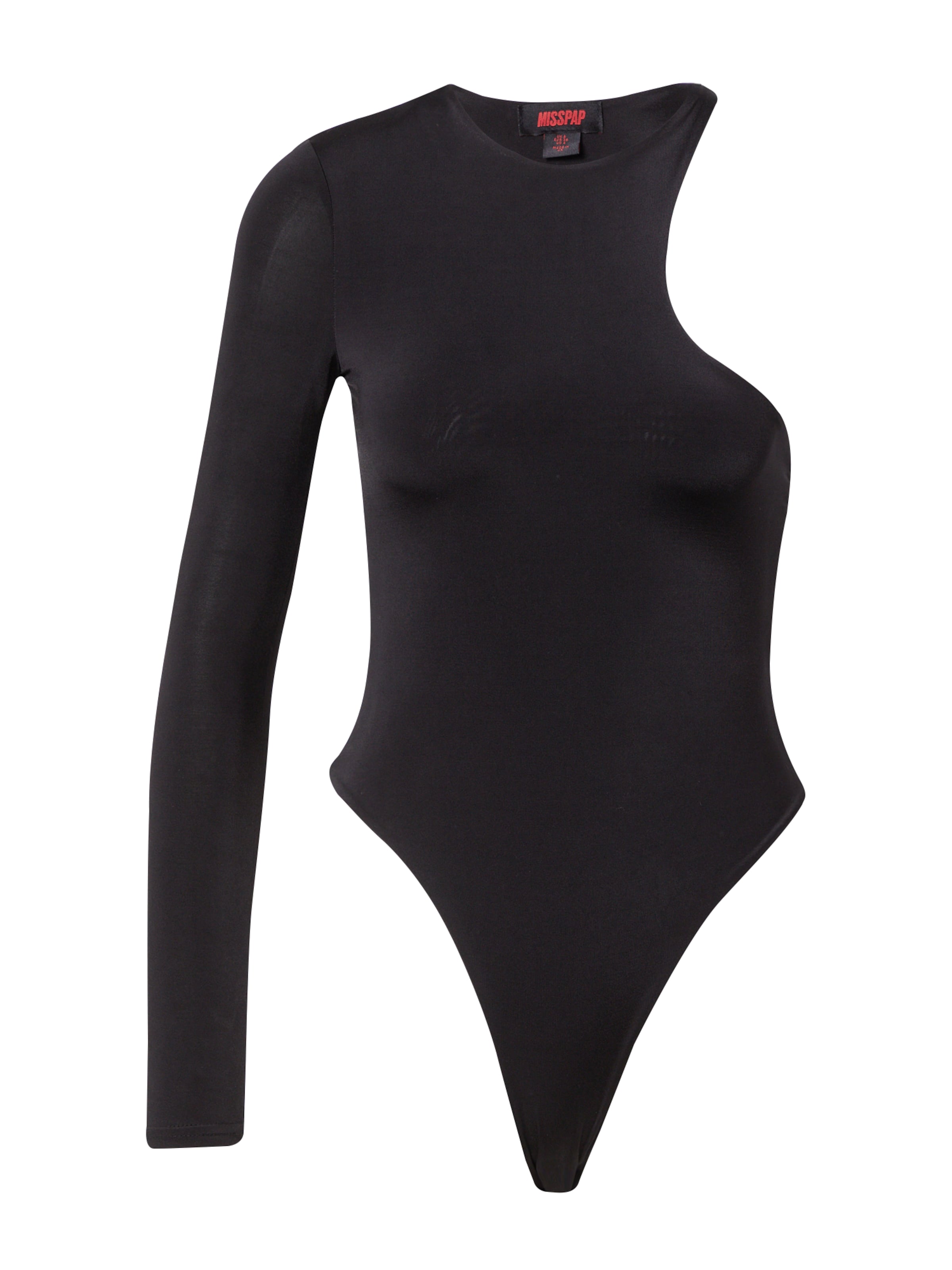 Misspap - Camiseta en negro: frente