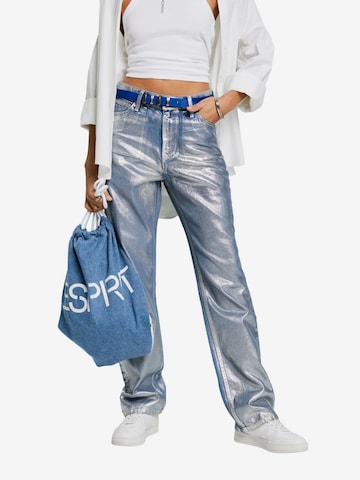 ESPRIT Loosefit Jeans in Silber