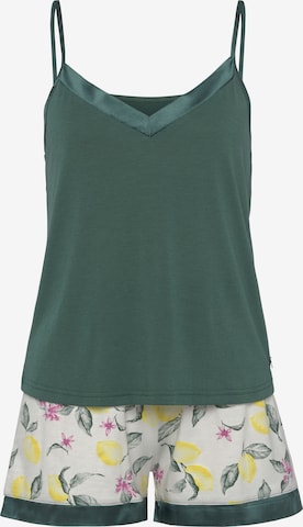 LASCANA Pajama 'LAS' in Green: front