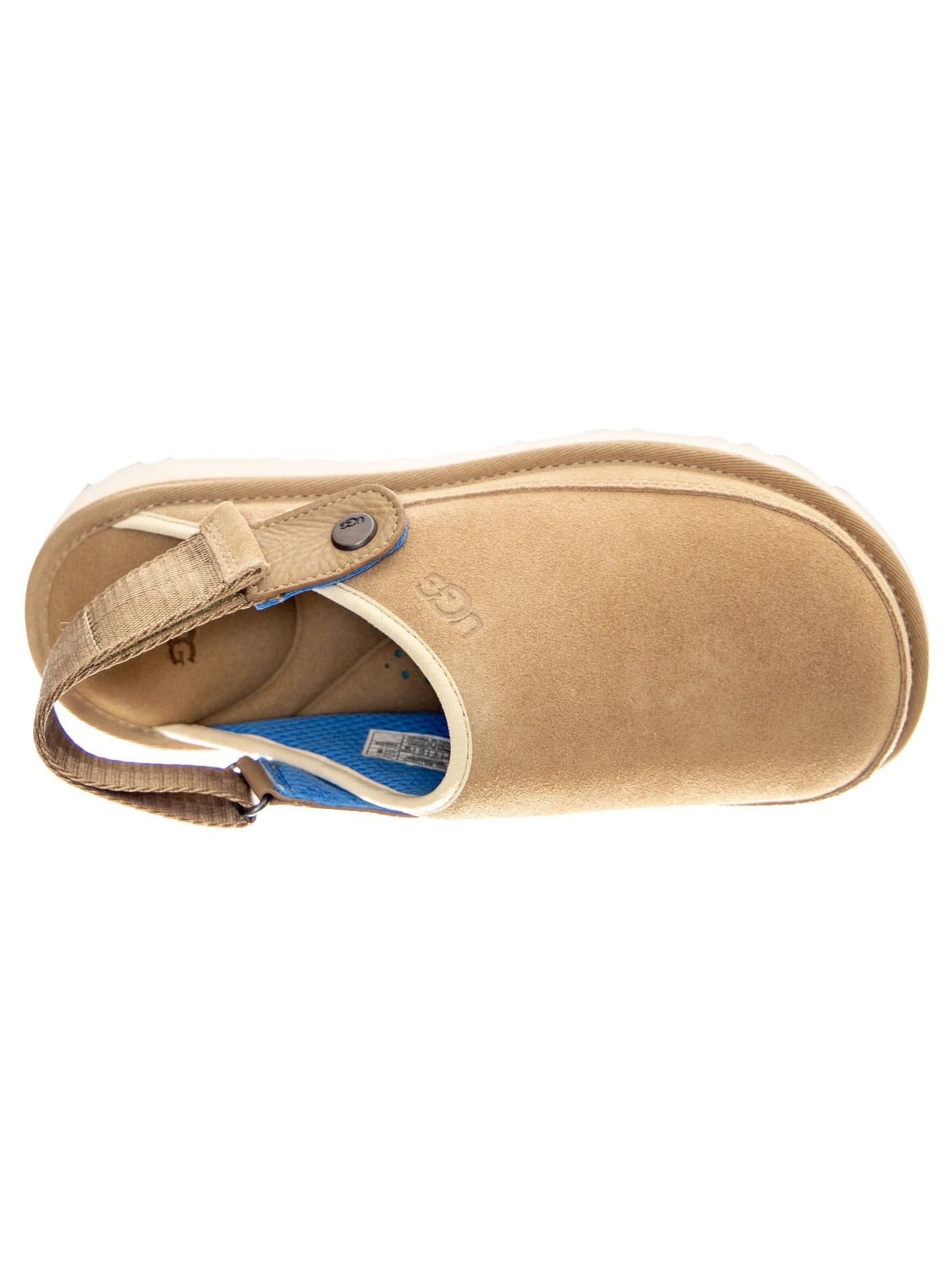 UGG Sandal 'Mount Hope Fleece Sand Santorni' in Beige