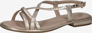 CAPRICE Riemensandale in Gold: Vorderseite