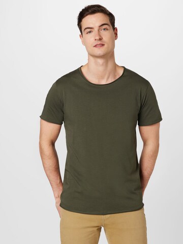 DRYKORN T-shirt 'Kendrick' i grön: framsida